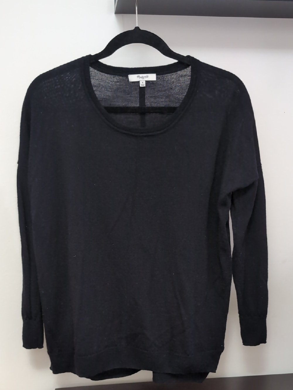 Madewell 100% Merino Wool, Black, Small